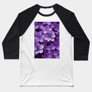 Beautiful Violet Flowers, for all those who love nature #129 Baseball T-Shirt